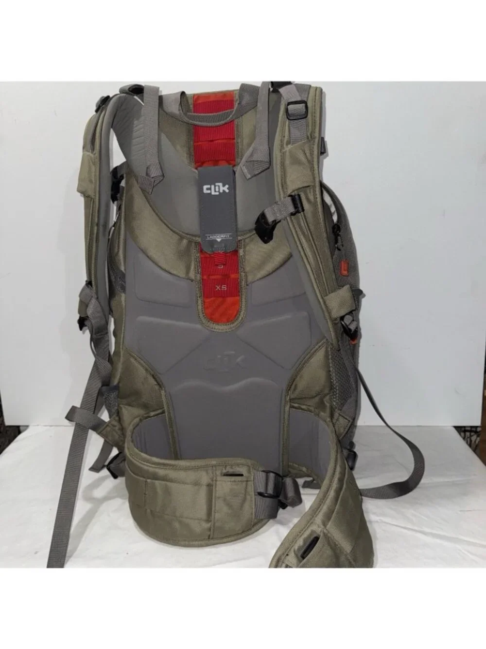 Clik Elite Camera Backpack Hiking Photography Pack w/ Padded Insert Gray